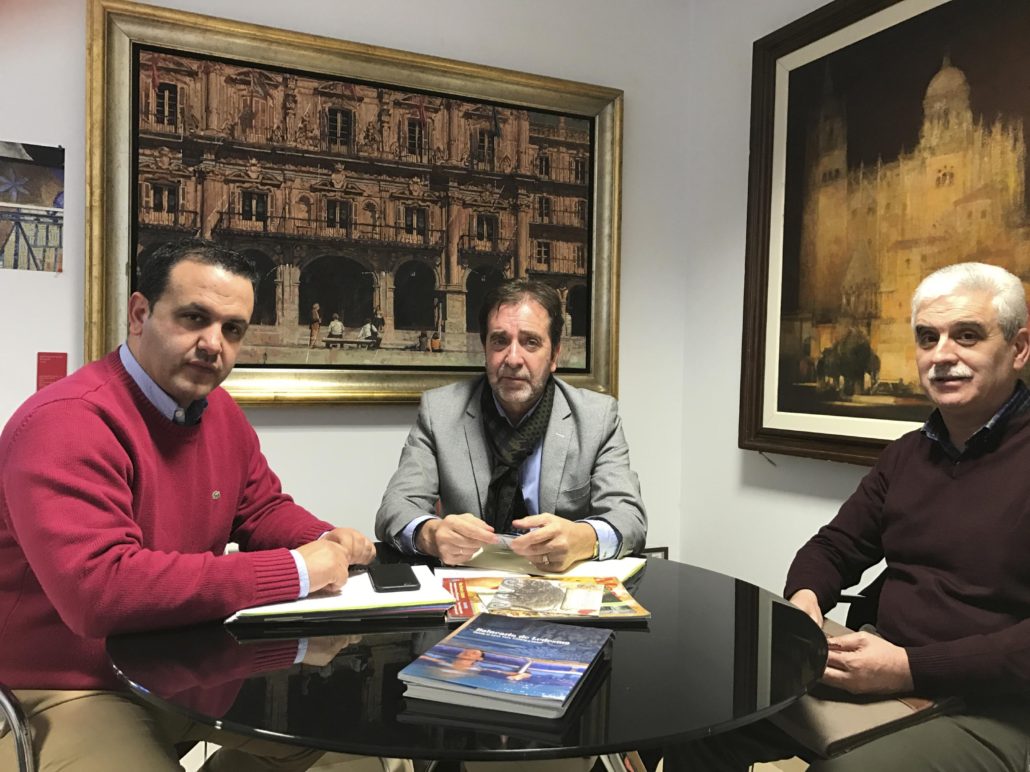 El Montepío se reúne con la Diputación de Salamanca para relanzar la promoción turística del Balneario de Ledesma en la provincia